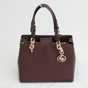 Michael Kors Cynthia Small Satchel Barolo